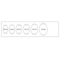 Lamp glass - lamp rods / forma-33