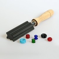 Lamp glass - lamp rods / forma-47 Rail for rings, six shapes