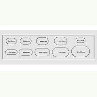 Lamp glass - lamp rods / forma-48