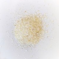 Lamp glass - lamp rods / 218RW-frits-1mm Iris yellow (COE 96, Reichenbach) – frits, fine grain 0,5-1 mm