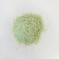 Lamp glass - lamp rods / 156RW-frits-1mm Opal olive green (COE 96, Reichenbach) – frits, fine grain 0,5-1 mm