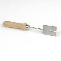 Lamp glass - lamp rods / desticka-diskove-koralky4 Plate 30x40mm, with 4mm slot