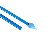 Lamp glass - lamp rods / 256RW Aquablue light (COE 96)