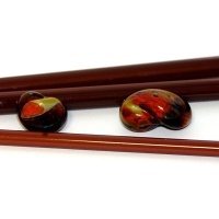 Lamp glass - lamp rods / L6206 Multicolor dark