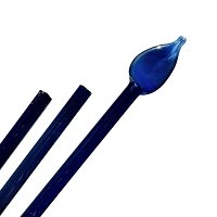 Lamp glass - lamp rods / 260RW Smoke blue light (COE 96)