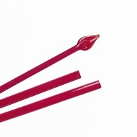 Lamp glass - lamp rods / 139RW Strawberry (COE 96)